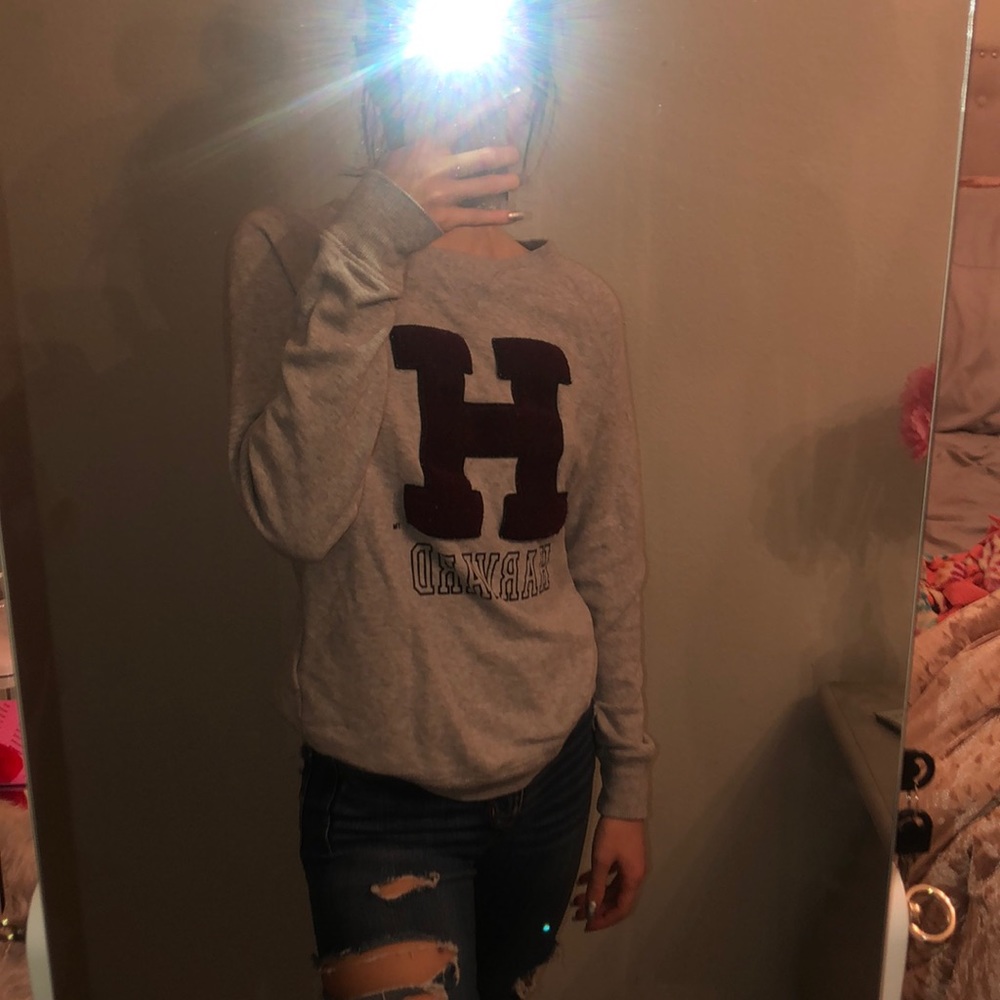 Grey Harvard pullover - Picture 2 of 2